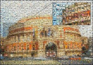 Mosaic Puzzle of a building